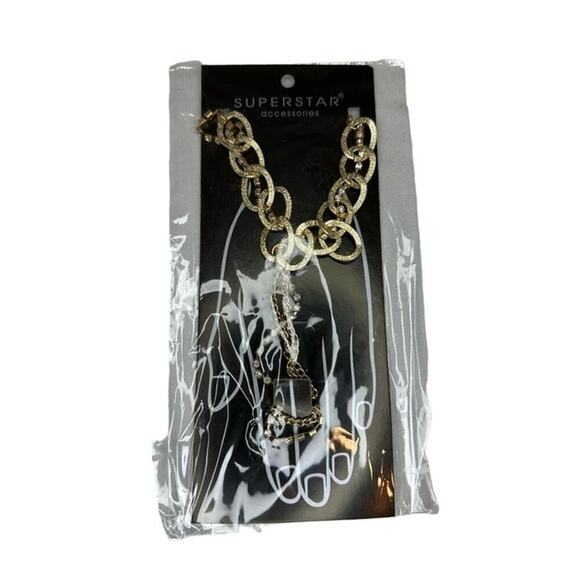 Superstar Accessories Women’s Gold One Size Hand Jewerly - Picture 1 of 6